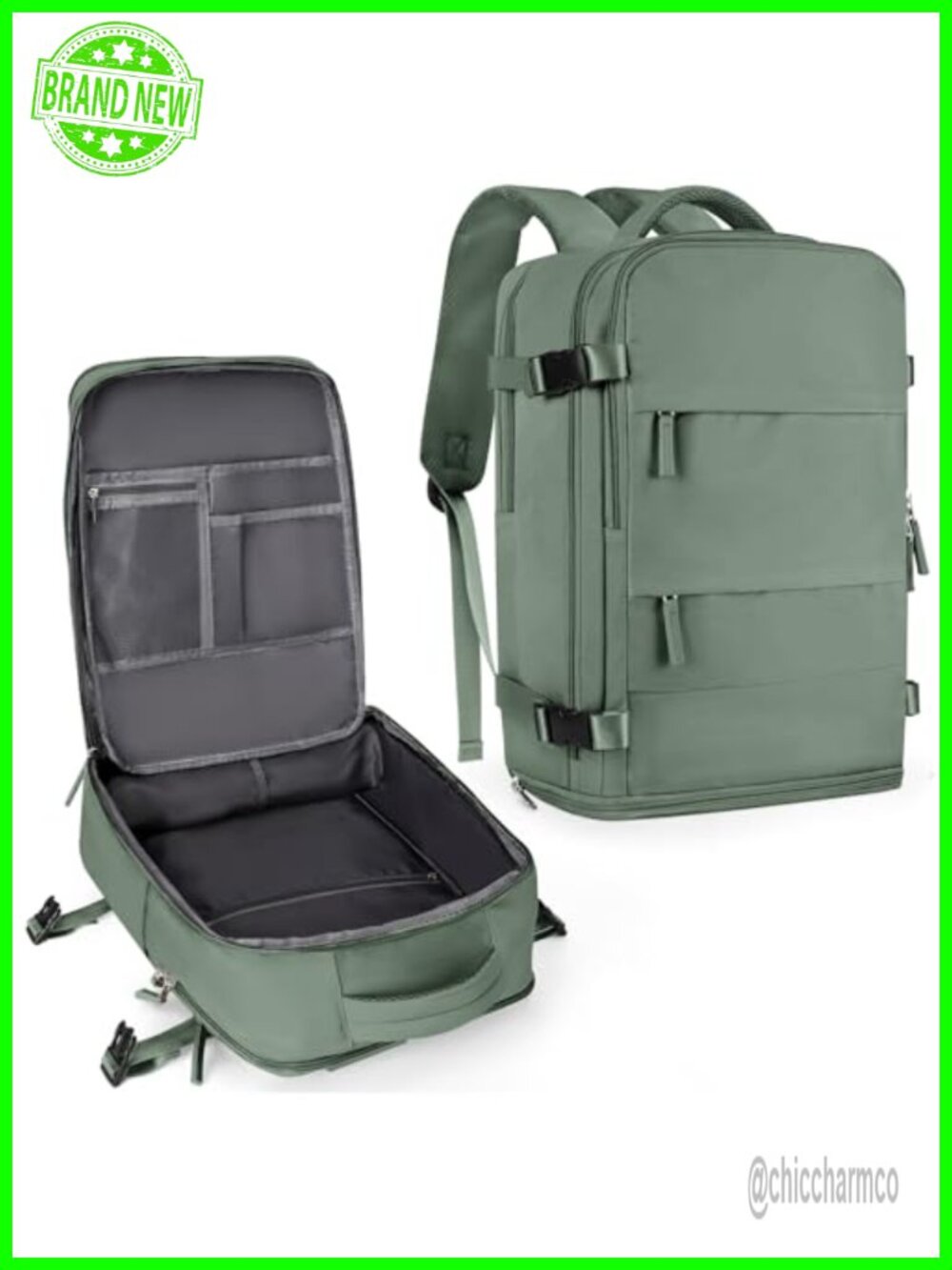 Waterproof Travel Backpack Women Men Laptop Hiking Daypack 25l